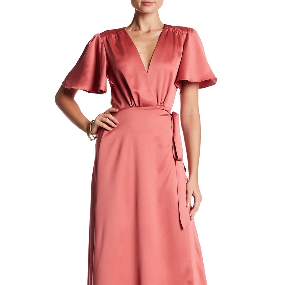 Privacy Please Plaza Kimono Wrap Maxi Dress